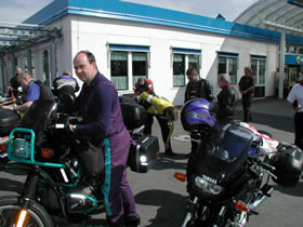 Treffpunkt und Start am Autohof Bensheim