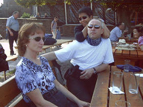 Burg Landeck; Petra, Wolfgang und Ruth