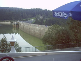 Unser Ziel: Die Schwarzenbachtalsperre / Forbach im Schwarzwald