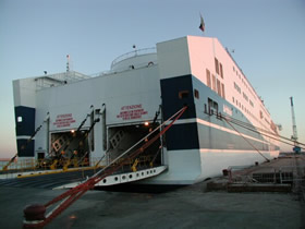 Fährankunft in Porto Torres