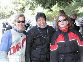 Unsere drei Mädels (v.l. Kirsten, Ruth, Petra)