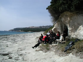 Mittagspause am Strand