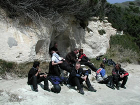 Mittagspause am Strand