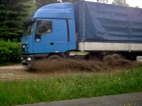 LKWs haben kein Problem...