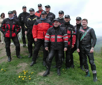 Die "Funbiker" auf dem Schwartenberg // Zur Vergrößerung des Bildes HIER KLICKEN!