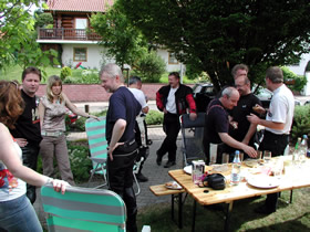 Treffen zur Abfahrt in Westhofen