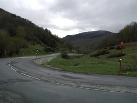 Strasse nach Andorra