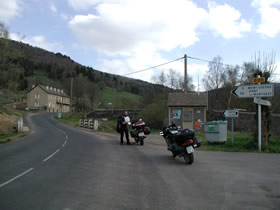 Fahrt zum Col de Finals