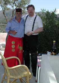 Alex (Besitzer des "Les Murtes") und HPK