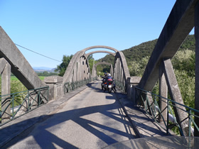 Auf dem Weg zur Ardéche-Schlucht
