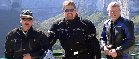 Gemeinsam on Tour (v.l.n.r.): Ralf, Hans-Peter, Henning