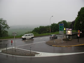 Regenwetter in Montigny le Roi