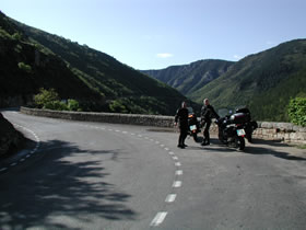 Stopp an Aussichtpunkten der Tarnschlucht