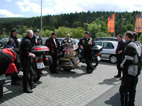 Treffen auf dem Autohof Wertheim