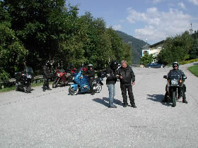 Start der Rundfahrt mit Christian