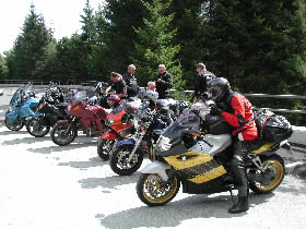 Stopp auf der Fahrt zum Gerloss-Pass.